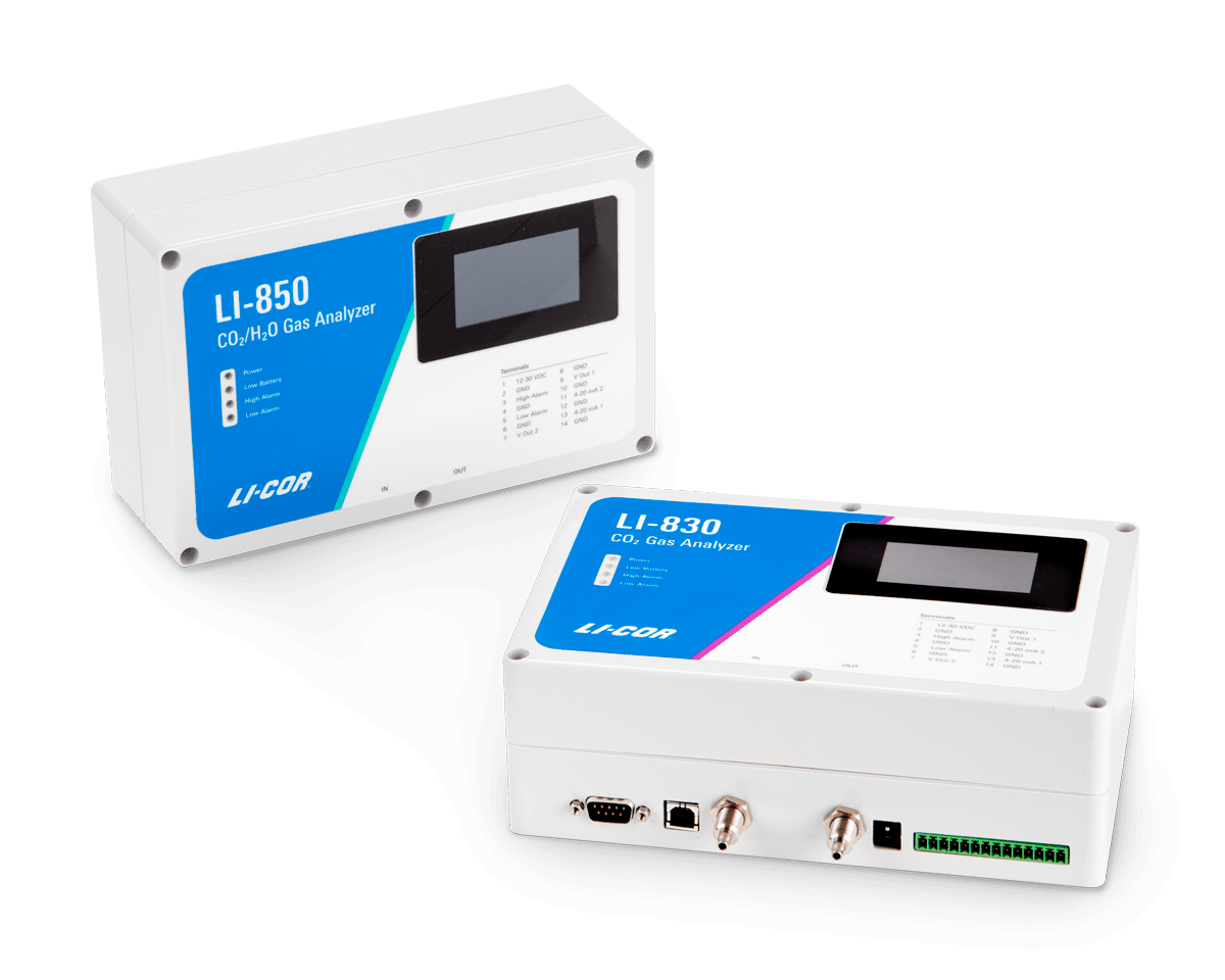 LI-830 and LI-850 product photos