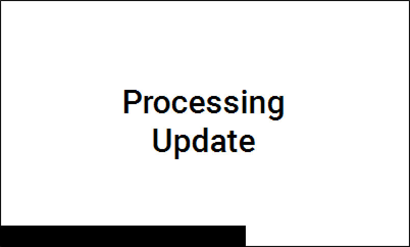 processing update.