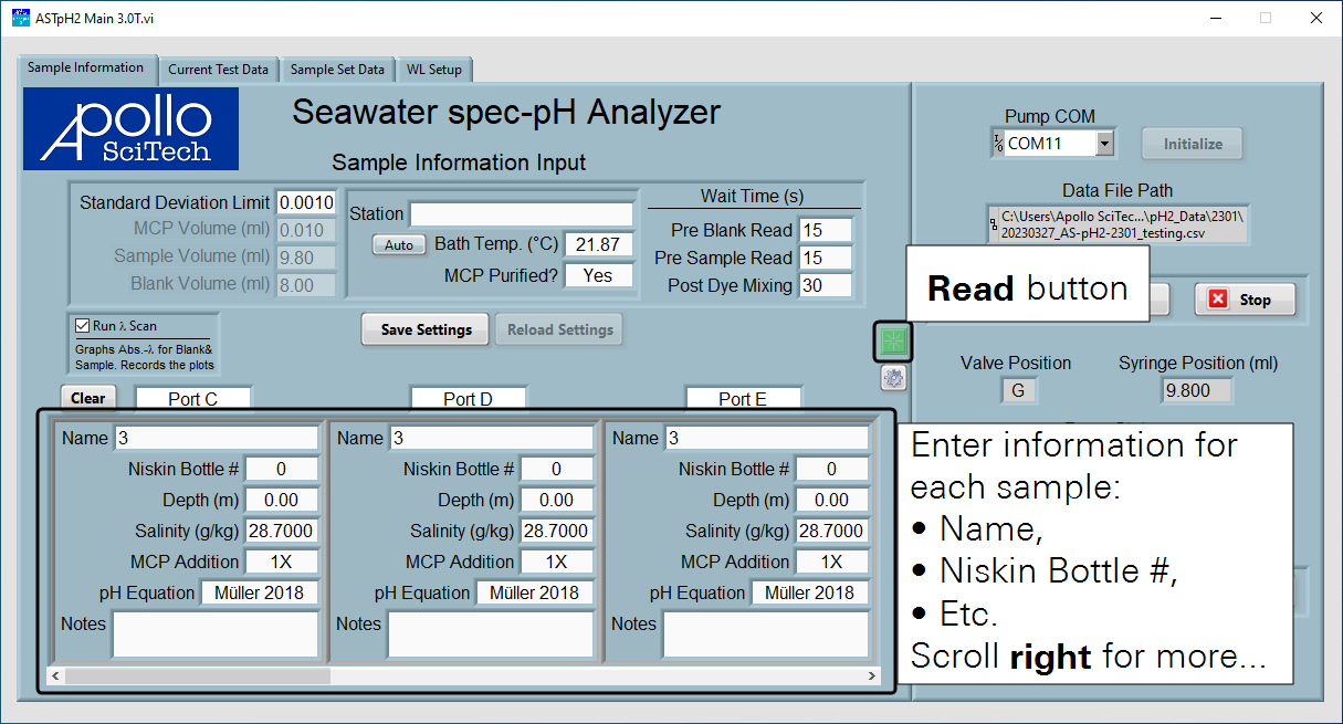 Configure ports